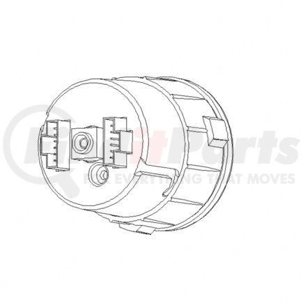 A22-71049-106 by FREIGHTLINER - Brake Pressure Gauge - Instrument Cluster Unit 4 Mechanical, Suspension Air, US, Bright