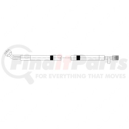 A22-68903-435 by FREIGHTLINER - A/C Hose - 435 in., Suction