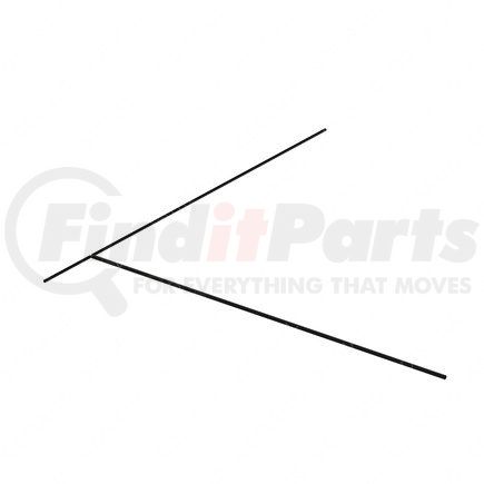 A22-68910-000 by FREIGHTLINER - Windshield Washer Hose - EPDM (Synthetic Rubber), Black