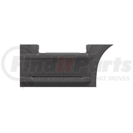A22-73524-018 by FREIGHTLINER - Panel Reinforcement - Right Side, Polyolefin, Granite Gray, 4 mm THK