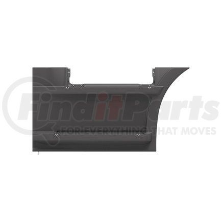 A22-73542-005 by FREIGHTLINER - Panel Reinforcement - Right Side, Polyolefin, Granite Gray, 4 mm THK