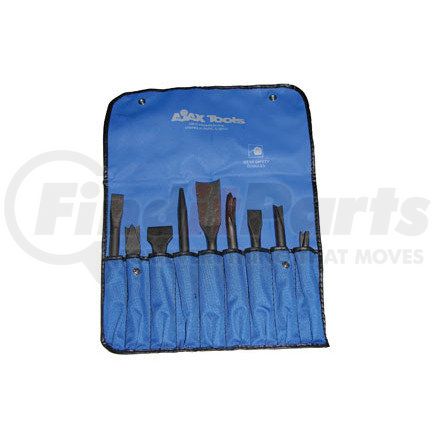 A9029 by AJAX TOOLS - 9 Piece  General Purpose  Chisel Set