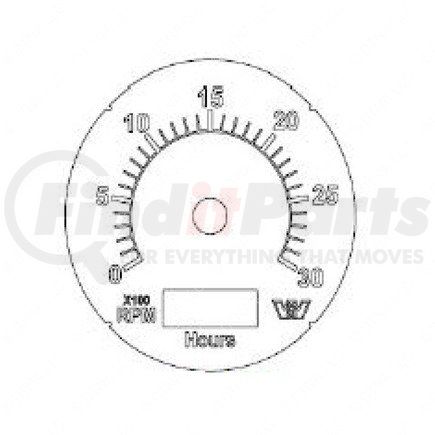 A22-71440-000 by FREIGHTLINER - Tachometer Gauge - 9V to 16V, -40 to 85 deg. C Operating Temp.