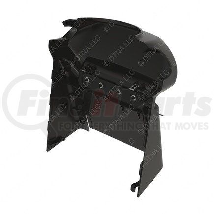 A22-73805-000 by FREIGHTLINER - Steering Column Cover - ABS, Black, 283.2 mm x 101 mm, 3.5 mm THK