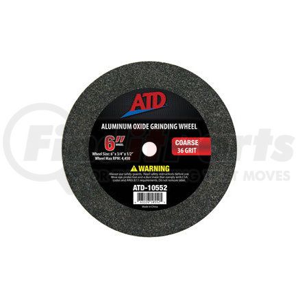 10552 by ATD TOOLS - Replacement 6" Coarse Grit Grinding Wheel