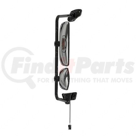 A22-74243-008 by FREIGHTLINER - Door Mirror - Assembly, Rearview, Outer, Bright, Heated, Light, Left Hand