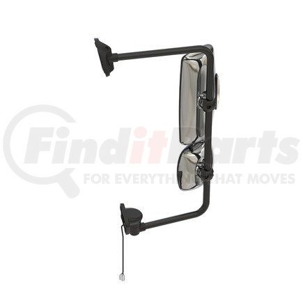 A22-74243-037 by FREIGHTLINER - Door Mirror - Assembly, Rearview, Outer, Bright, Heated, Led, Remote, Detroit Diesel Electric , Left Hand