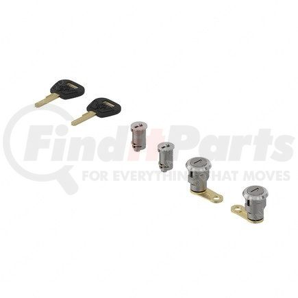 A22-73691-000 by FREIGHTLINER - Door and Ignition Lock Set - Cab and Sleeper