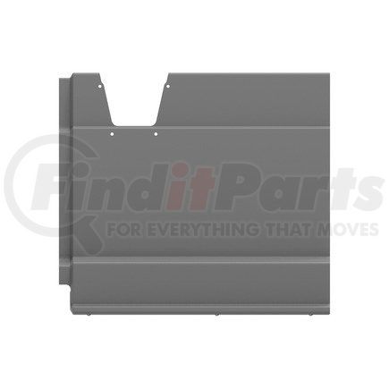 A22-73738-012 by FREIGHTLINER - Sleeper Skirt - Left Side, Thermoplastic Olefin, Gray, 4 mm THK