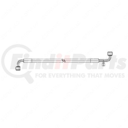 A22-74543-066 by FREIGHTLINER - A/C Hose - 90 deg, Assembly, Liquid