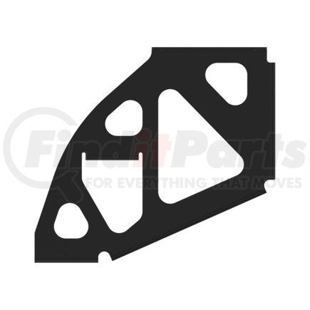 A22-74707-001 by FREIGHTLINER - Step Assembly Mounting Bracket - Right Side, Steel, 0.25 in. THK