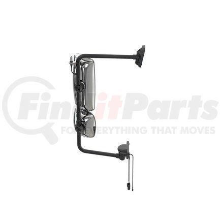 A22-74244-005 by FREIGHTLINER - Door Mirror - Assembly, Rearview, Outer, Bright, Heated, Antenna, Right Hand