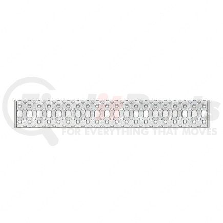 A22-74373-101 by FREIGHTLINER - Fuel Tank Strap Step - Aluminum, 1002.54 mm x 142 mm, 2.54 mm THK