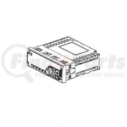 A22-74389-000 by FREIGHTLINER - Audio System - AM/FM/WX