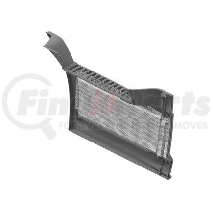 A22-75713-016 by FREIGHTLINER - Kick Panel Reinforcement - Right Side, Thermoplastic Olefin, Granite Gray, 1445.35 mm x 774.66 mm