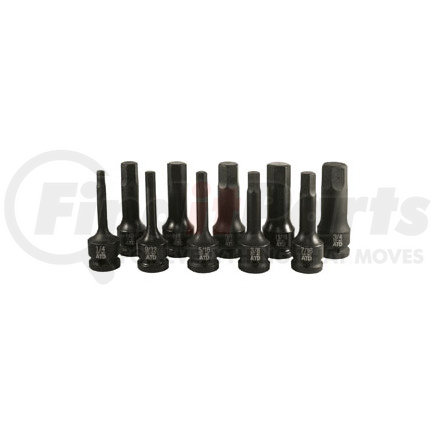 4625 by ATD TOOLS - 10 Pc. 1/2" Drive SAE Impact Hex Driver Set