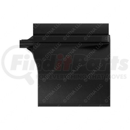 A22-75774-002 by FREIGHTLINER - Truck Quarter Fender - Left Side, Polyethylene, Gray, 707.7 mm x 648.27 mm