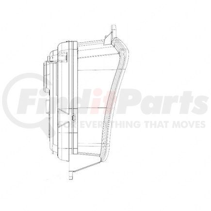 A22-74911-001 by FREIGHTLINER - Instrument Cluster - ICUC, US, 667K, Extension