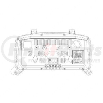 A22-74911-120 by FREIGHTLINER - Instrument Cluster - ICUC, Metric, 667K