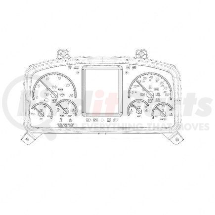 A22-74911-300 by FREIGHTLINER - Instrument Cluster - ICUC, US, 667K