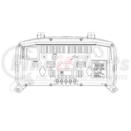 A22-74911-301 by FREIGHTLINER - Instrument Cluster - ICUC, US, 667K, Extension