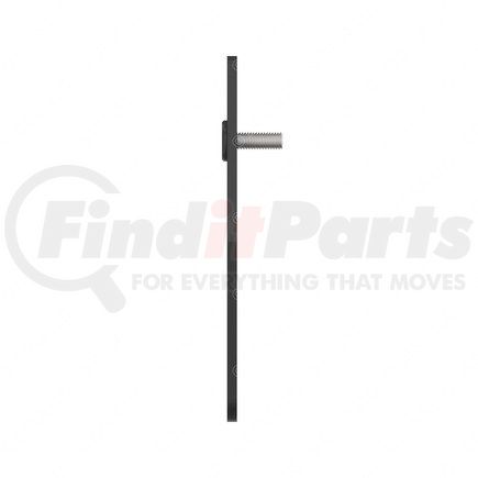 A22-75107-000 by FREIGHTLINER - Radiator Coolant Hose Bracket - Right Side, Steel, Black, 0.18 in. THK