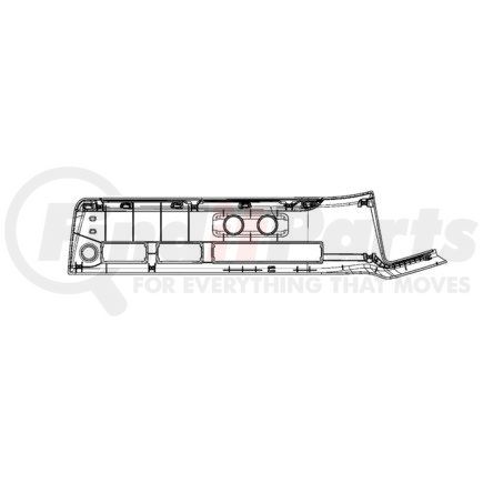 A22-75164-002 by FREIGHTLINER - Instrument Panel Assembly - Fascia, Auxiliary, Lower, Premere