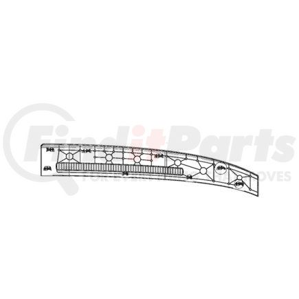 A22-75284-000 by FREIGHTLINER - Instrument Panel Assembly - Trim, Windshield, Right Hand Drive, Left Hand Side