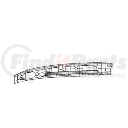 A22-75285-000 by FREIGHTLINER - Instrument Panel Assembly - Trim, Windshield, Right Hand Drive, Right Hand Side