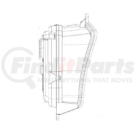 A22-75412-101 by FREIGHTLINER - Instrument Cluster - Assembly, ICUC, US, External Sound, Female Pipe Thread