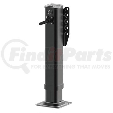 A400R.T.18.17 by JOST - Trailer Landing Gear - Outside Mount, Gear Side, 10" x 10" Low-Profile Sand Shoe, 17" Travel Size