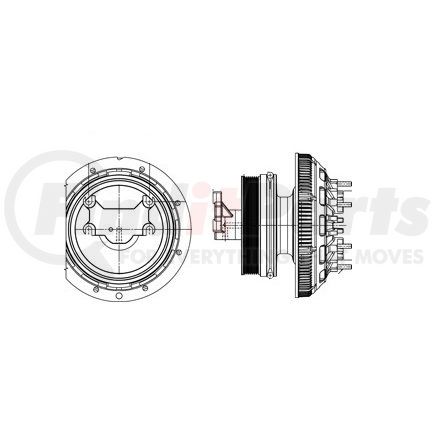 79A9134-2 by HORTON - Engine Cooling Fan Clutch