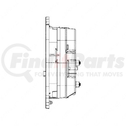 A22-76210-116 by FREIGHTLINER - Instrument Cluster - Assembly, ICU 3S, M2, Nafta, Transmission Oil Temperature Gauge, 2 Air Gauge