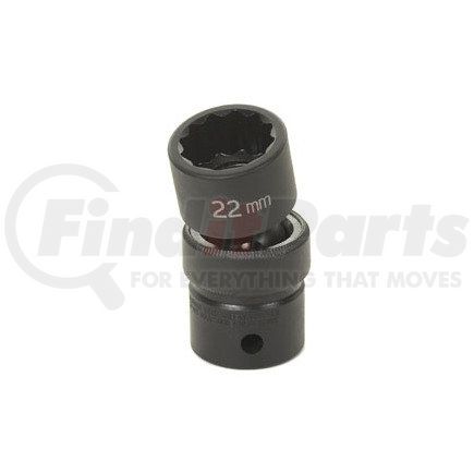 Grey Pneumatic 2115UM 1/2'' Drive x 15mm Standard Universal– 12 Point