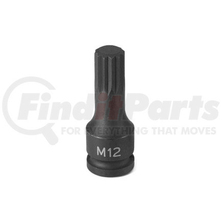 1114S by GREY PNEUMATIC - 3/8" Drive x M14 Triple Square Driver