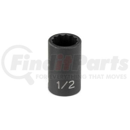 1116M by GREY PNEUMATIC - 3/8" Drive x 16mm 12 Point Standard Impact Socket