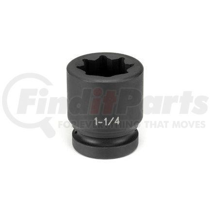 Grey Pneumatic 4556S 1" Drive x 1-3/4" Standard Impact Socket- 8 Point