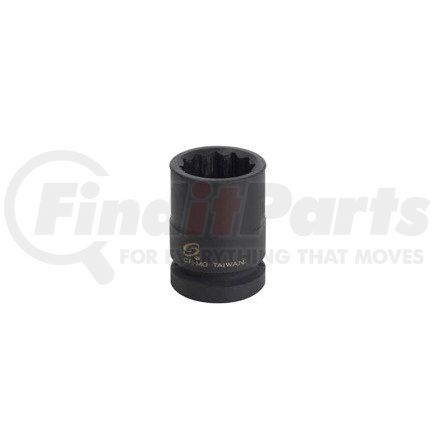 428ZT by SUNEX TOOLS - 3/4" Dr. 12 Pt. 7/8" Thin Wall Impact Socket