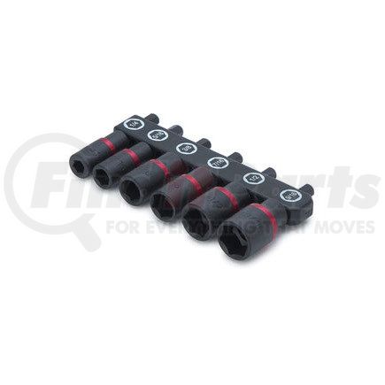 15222 by TITAN - 6 pc Metric Power Nut Driver Set