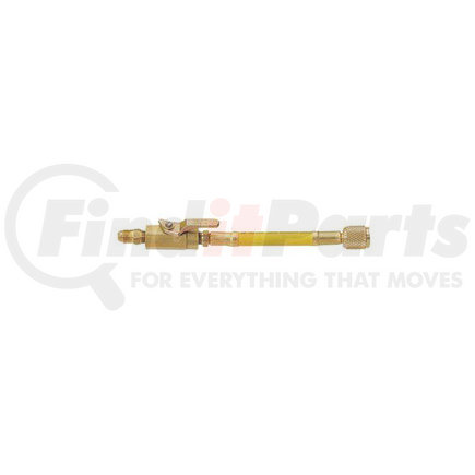 90264 by MASTERCOOL - Yellow 1/4" x 1/4" Straight Manual Shut-Off Valve