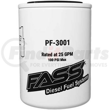 PF-3001 by FASS FUEL SYSTEMS - FASS PF-3001 FUEL PARTICULATE FILTER