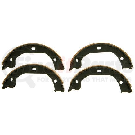 PAB877 by WAGNER - Wagner ThermoQuiet PAB877 Parking Brake Shoe Set