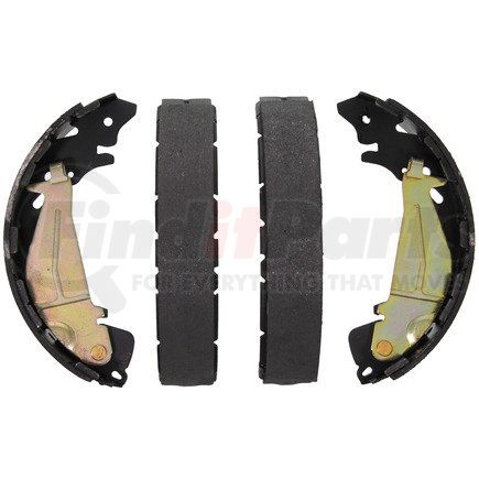PAB872 by WAGNER - Wagner ThermoQuiet PAB872 Drum Brake Shoe Set