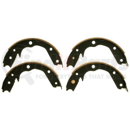 PAB858 by WAGNER - Wagner ThermoQuiet PAB858 Parking Brake Shoe Set