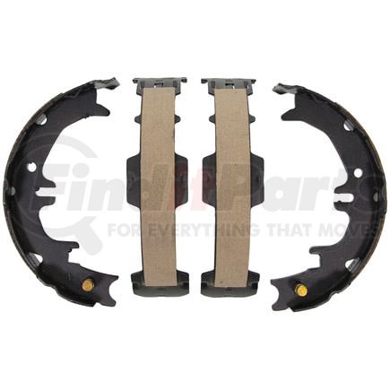 PAB851 by WAGNER - Wagner ThermoQuiet PAB851 Parking Brake Shoe Set