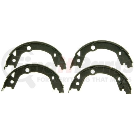 PAB845 by WAGNER - Wagner ThermoQuiet PAB845 Parking Brake Shoe Set