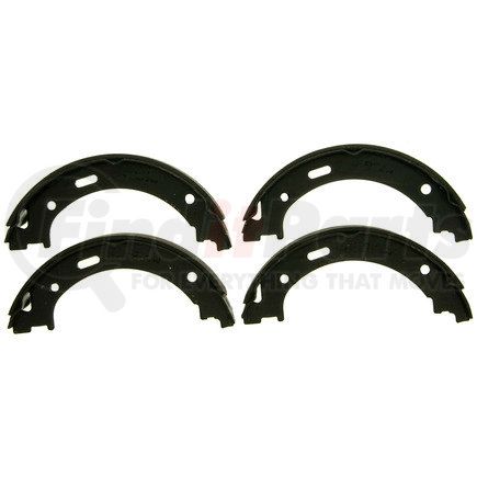 PAB843 by WAGNER - Wagner ThermoQuiet PAB843 Parking Brake Shoe Set