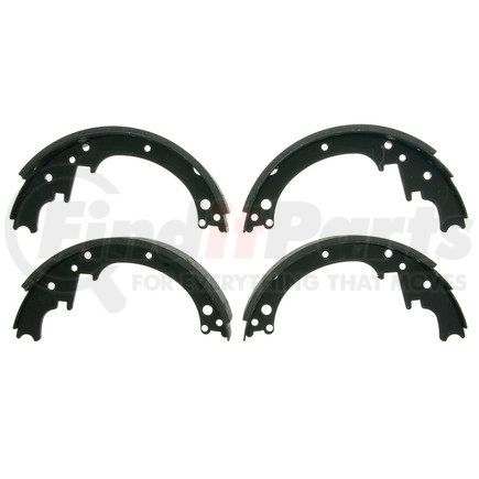 PAB419R by WAGNER - ThermoQuiet Drum Brake Shoe Set