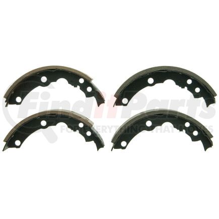 PAB487R by WAGNER - Wagner ThermoQuiet PAB487R Drum Brake Shoe Set