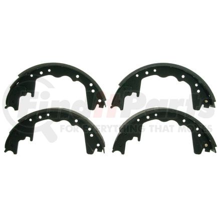 PAB357NR by WAGNER - Wagner ThermoQuiet PAB357NR Drum Brake Shoe Set